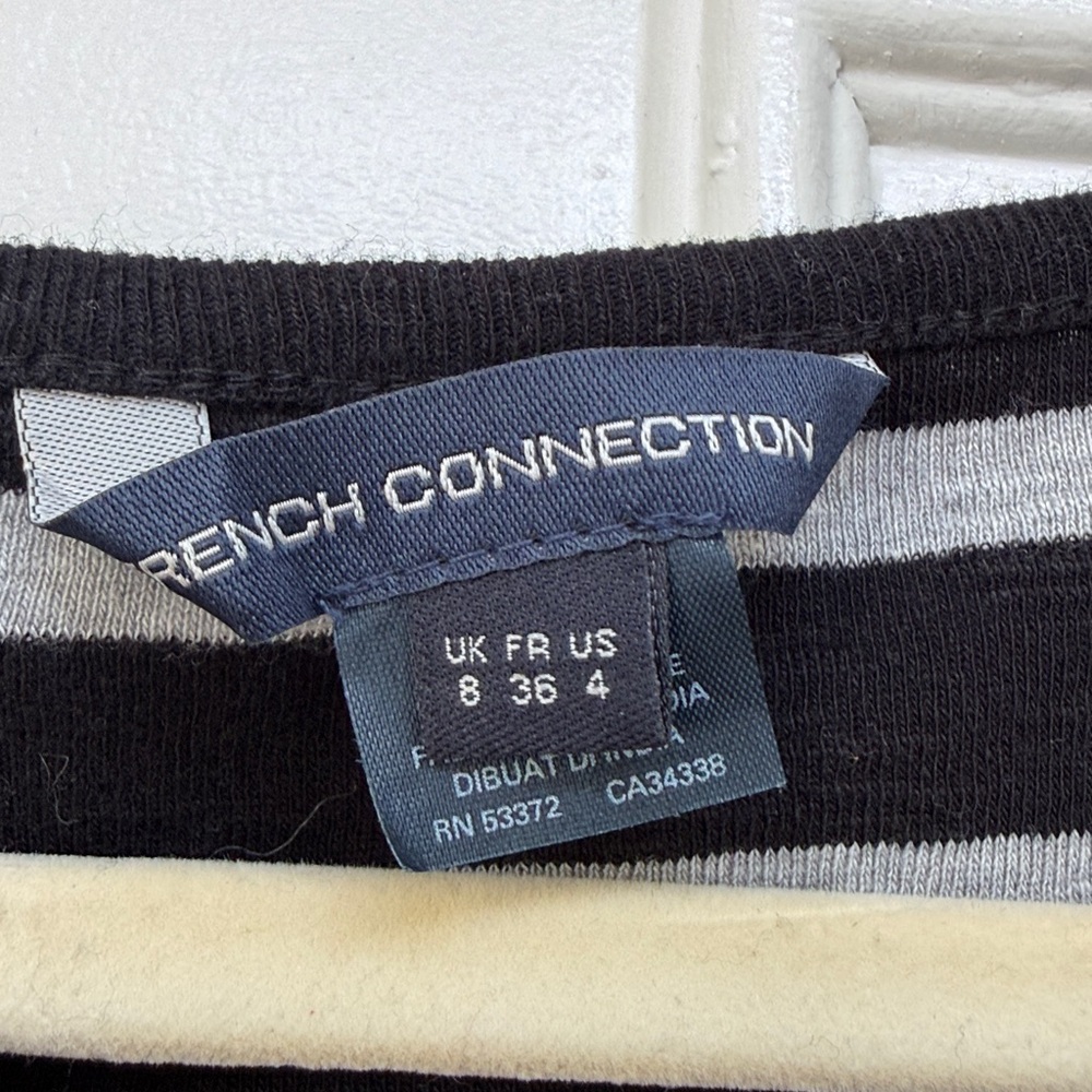 French Connection 100% cotton Knit Dress - Picture 3 of 6